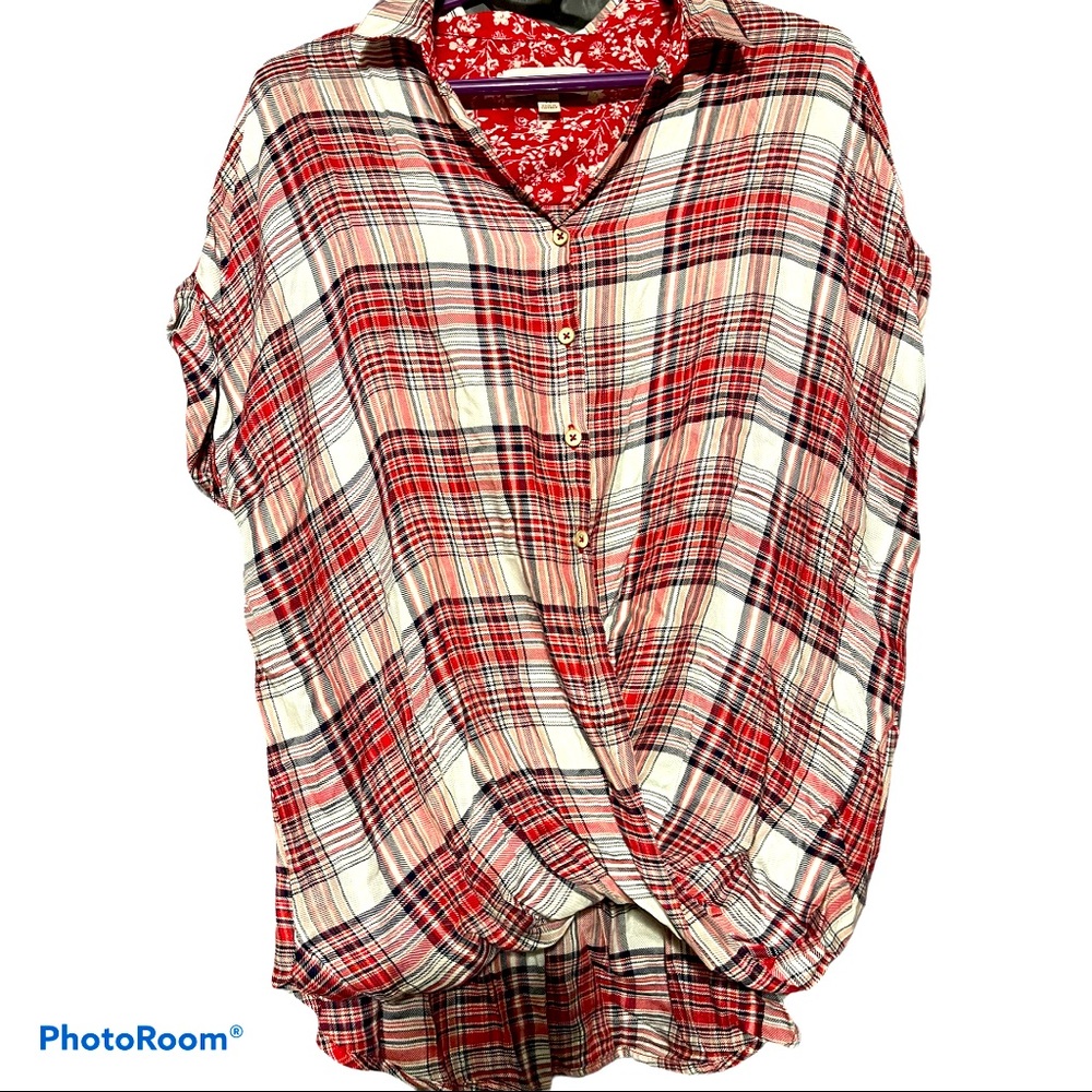 🛑Knox Rose Plaid Blouse🛑